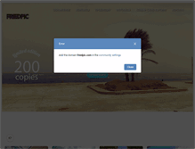 Tablet Screenshot of friedpic.com